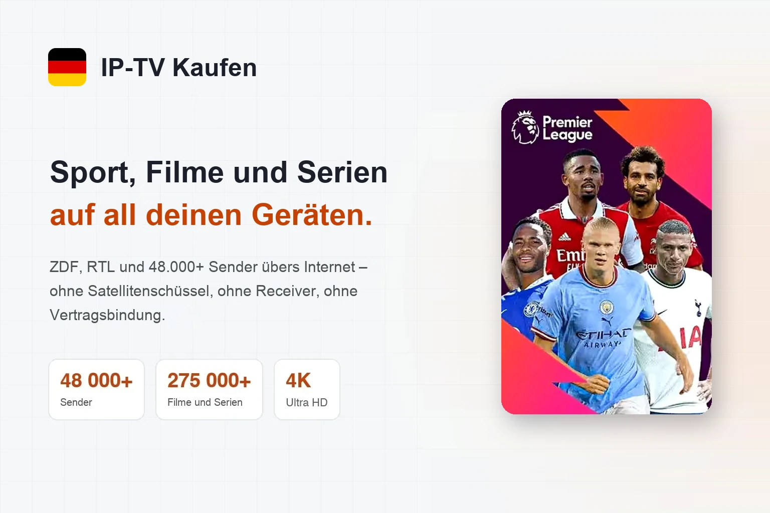Jede Laufzeit mit vollem Inhalt